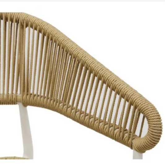 Outdoor Stackable Eulo Chair -  White Set of 4