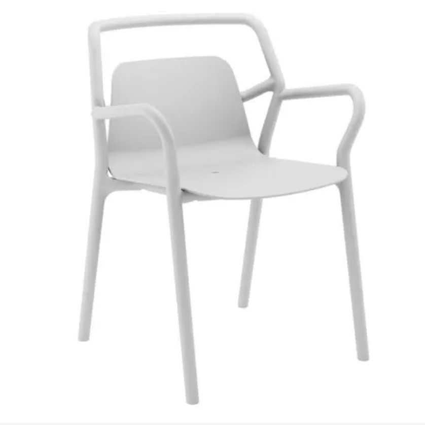 Outdoor Stackable Chair -  White Set of 4