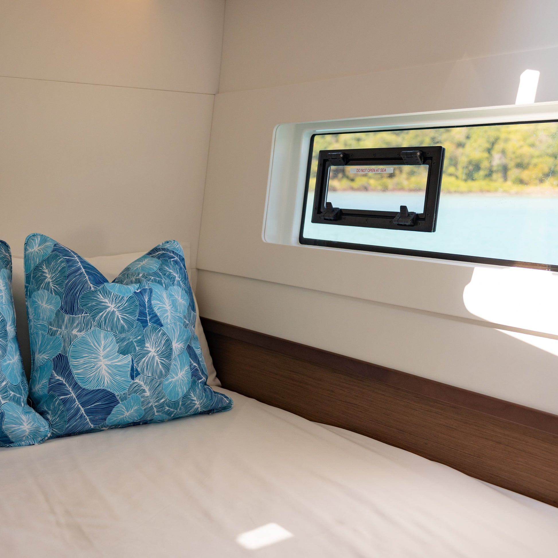 Seascape Coral Coast Cushion – Outdoor Coastal by Jess Scott