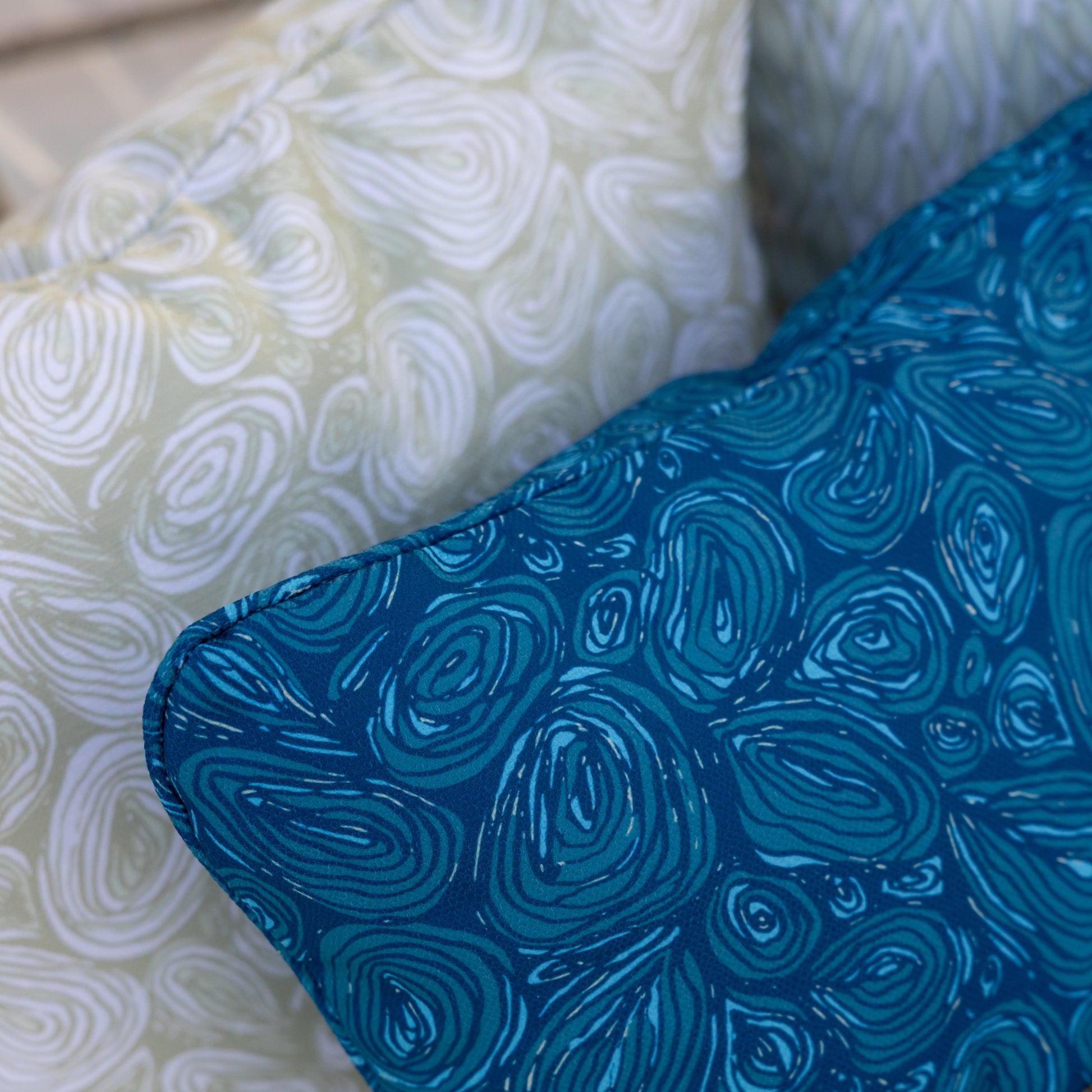 Seascape Eddies Coast 1 Cushion – Outdoor by Jess Scott