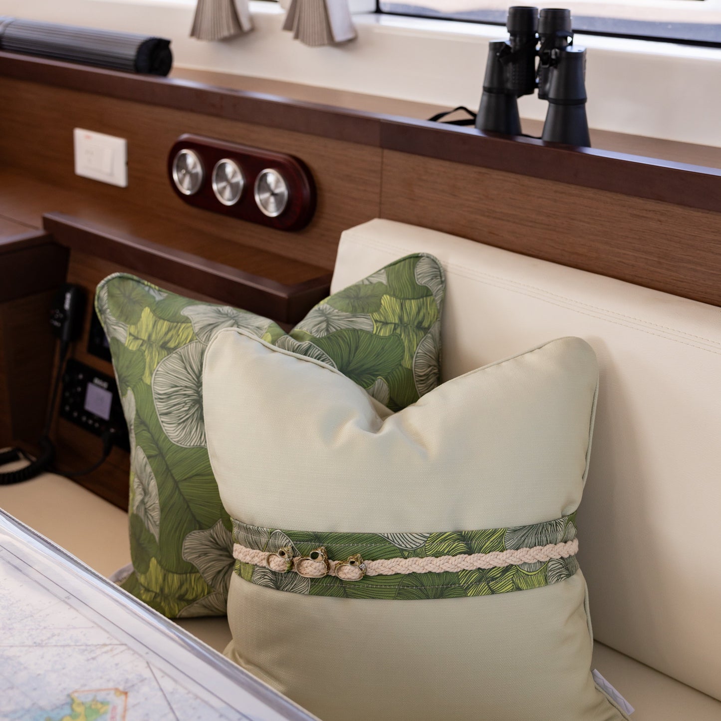 Seascape Pearl Cushion – Outdoor Coastal by Jess Scott