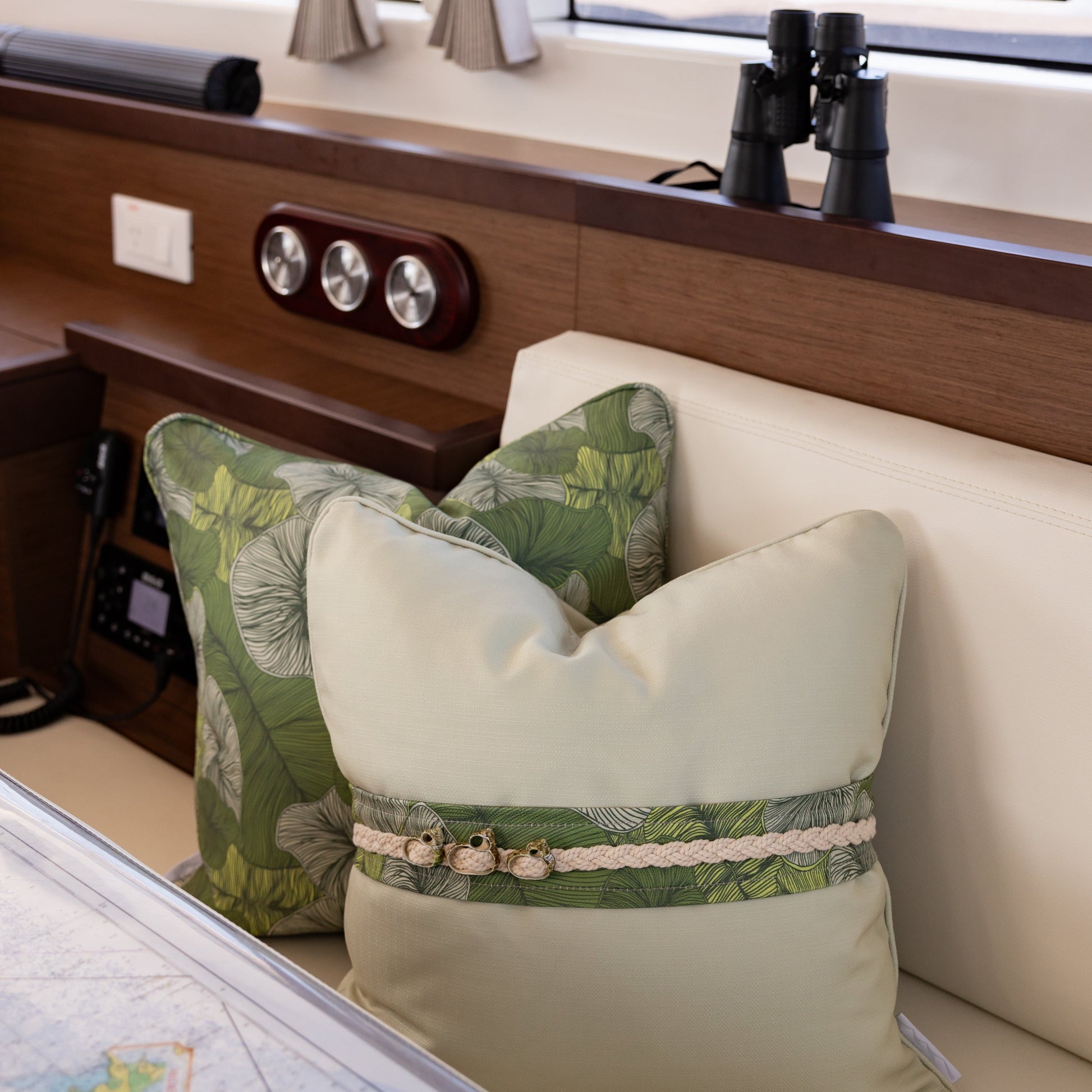 Seascape Pearl Cushion – Outdoor Coastal by Jess Scott