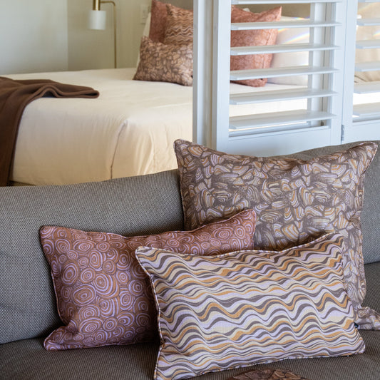Outdoor / Indoor Cushion Cover - Straddie Stripe - Claytons