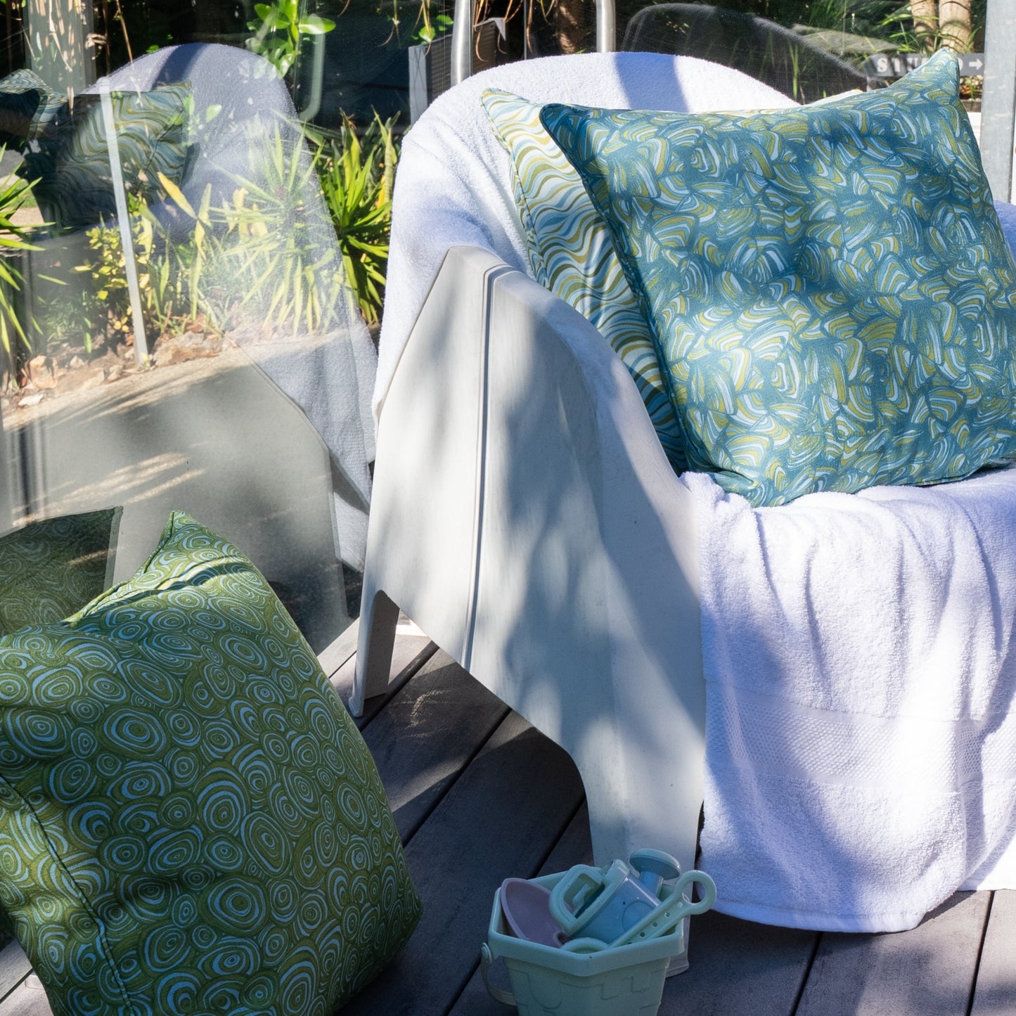 Outdoor / Indoor Cushion Cover - Mangrove - Pipi