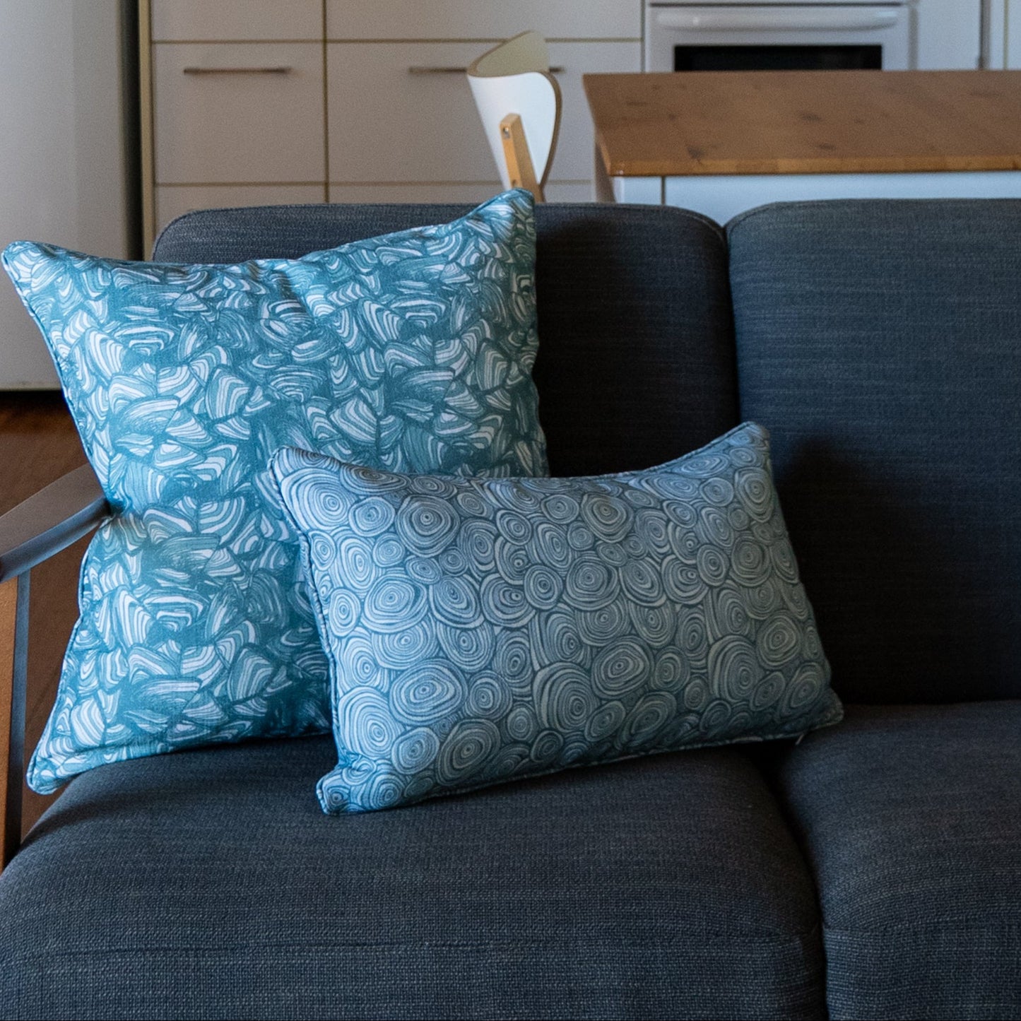 Outdoor / Indoor Cushion Cover - Growth Rings - Frenchmans