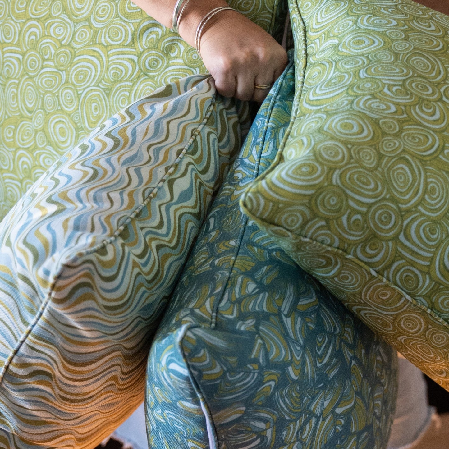 Outdoor / Indoor Cushion Cover - Mangrove - Pipi