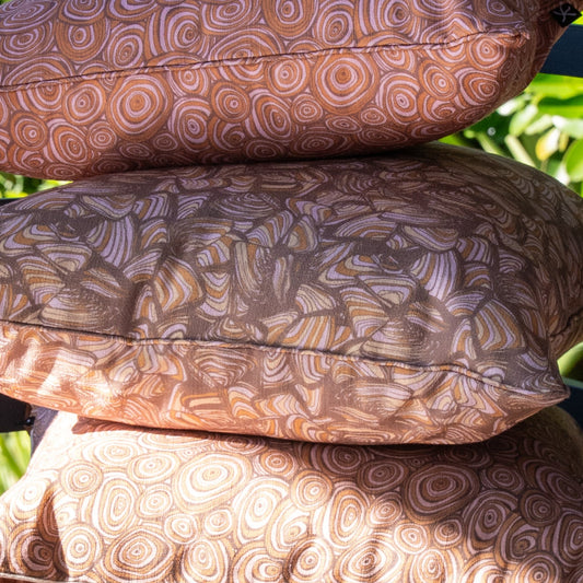 Outdoor / Indoor Cushion Cover - Growth Rings - Claytons