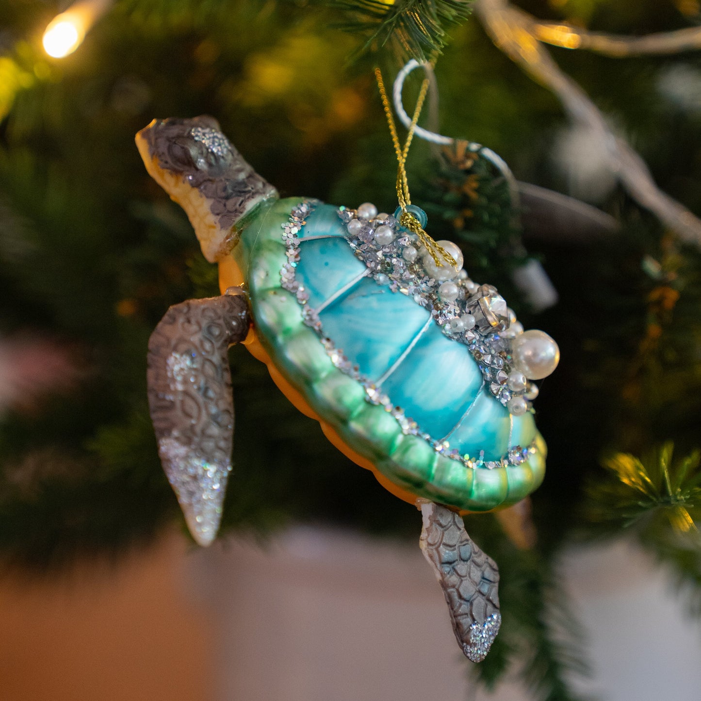 Turtle Ornament - Glass