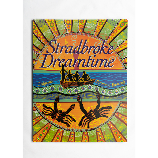Stradbroke Dreamtime - childrens book on the lounge