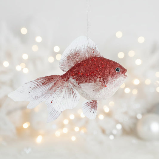 Little Red Fish Christmas Ornament