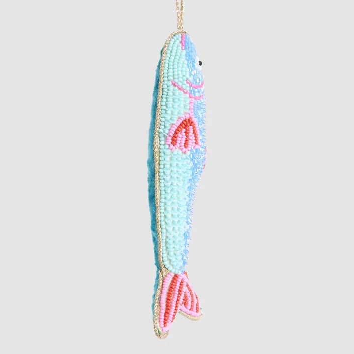 Fish Christmas Decoration Blue & Pink