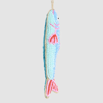 Fish Christmas Decoration Blue & Pink