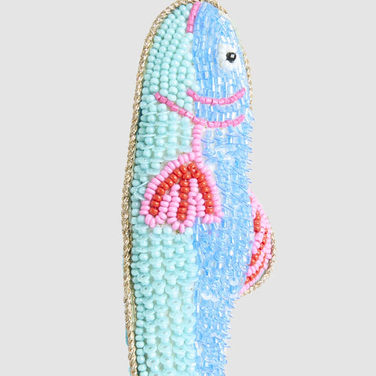 Fish Christmas Decoration Blue & Pink