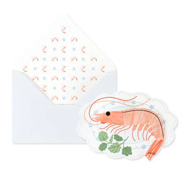 You're the shit Prawn Greeting Card