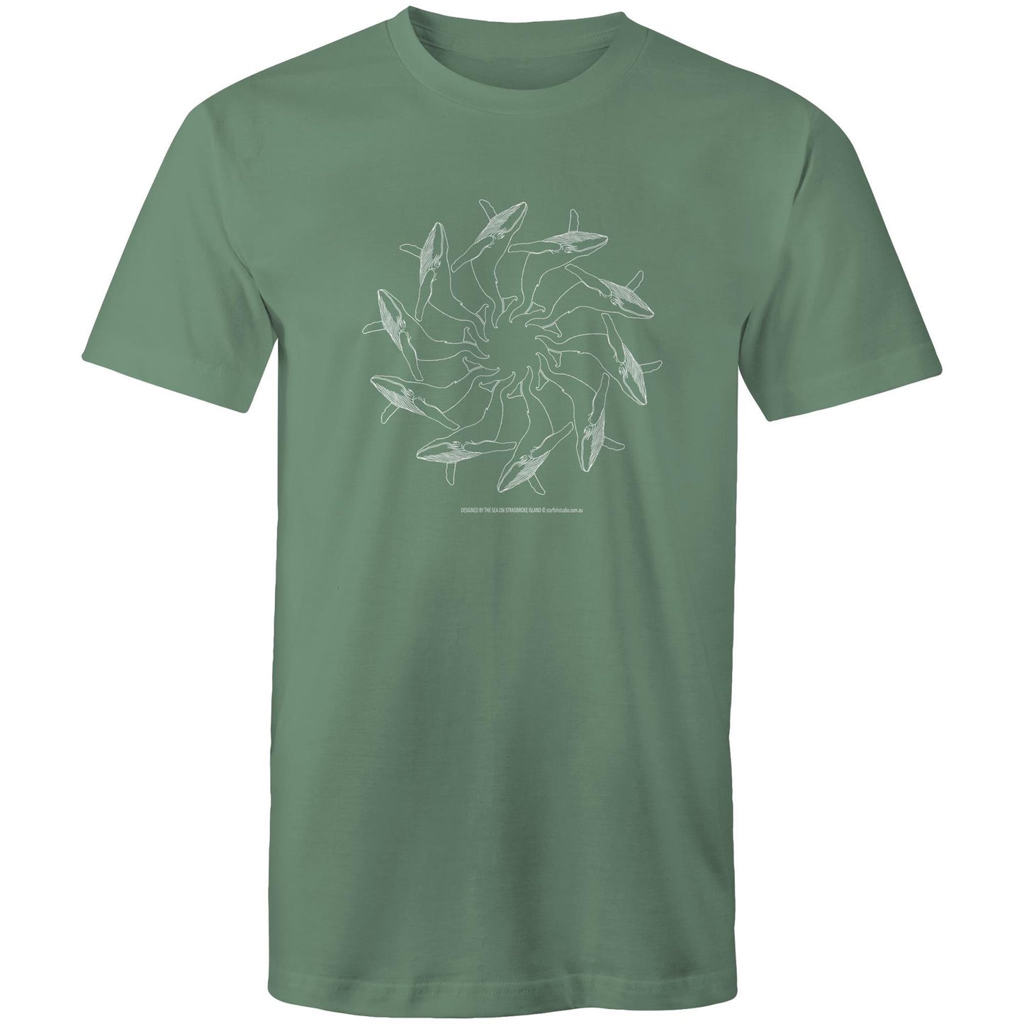 Printed to order- Unisex WHALE SPIRAL T-Shirt