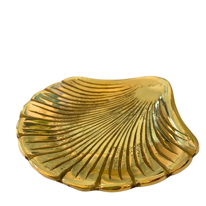 brass shell dish