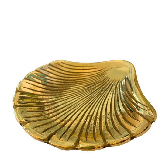 brass shell dish