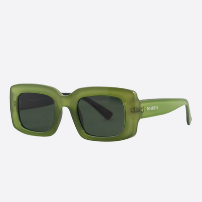 OCEANIDES POLARISED SUNGLASSES - IDA CRYSTAL GREEN BLACK
