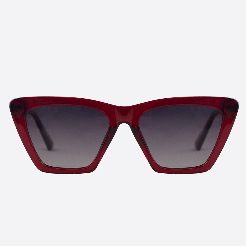 OCEANIDES POLARISED SUNGLASSES - PERSE RED PURPLE CRYSTAL