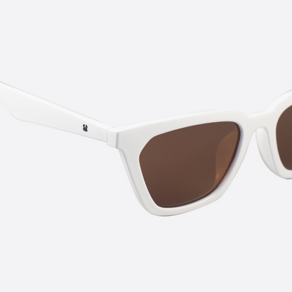 OCEANIDES POLARISED SUNGLASSES- ETNA SHINY WHITE