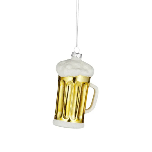 Beer Ornament - Glass