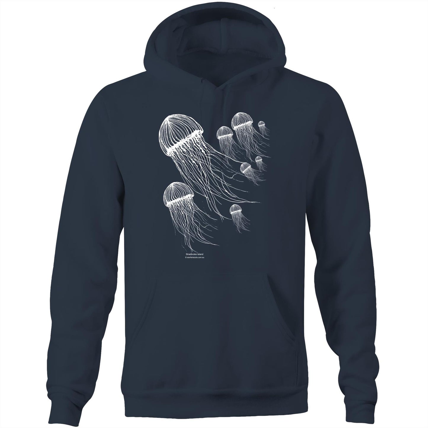 Printed to order- Unisex JELLYFISH GROUP - Hoodie with Pocket