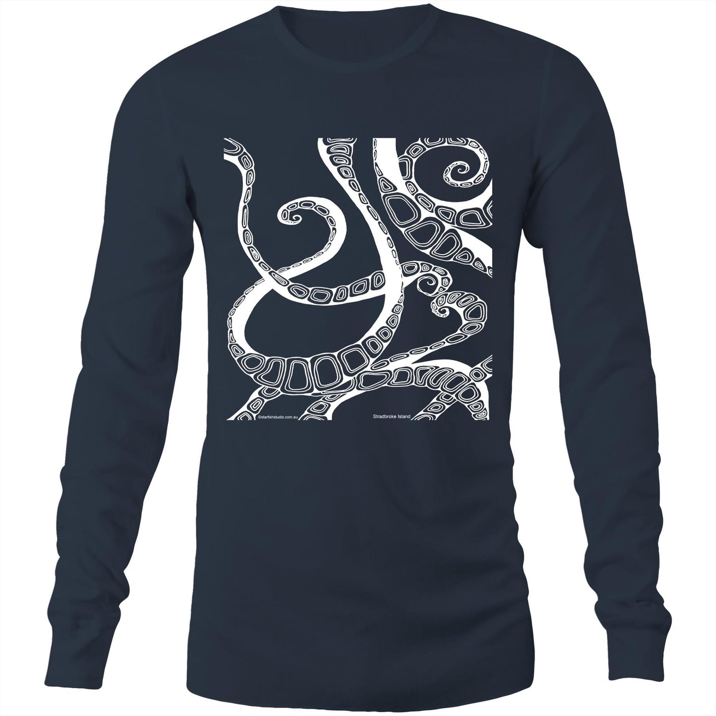 Printed to order- Unisex TENTACLES -  Long Sleeve T-Shirt