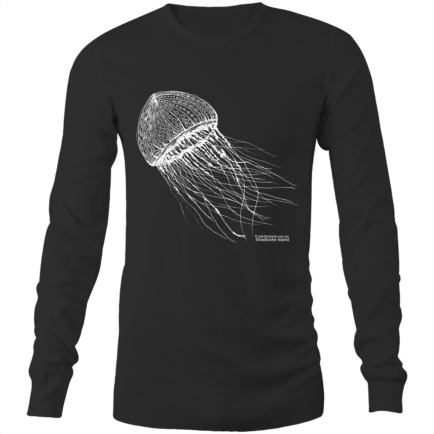 Printed to order- Unisex JELLYFISH -  Long Sleeve T-Shirt
