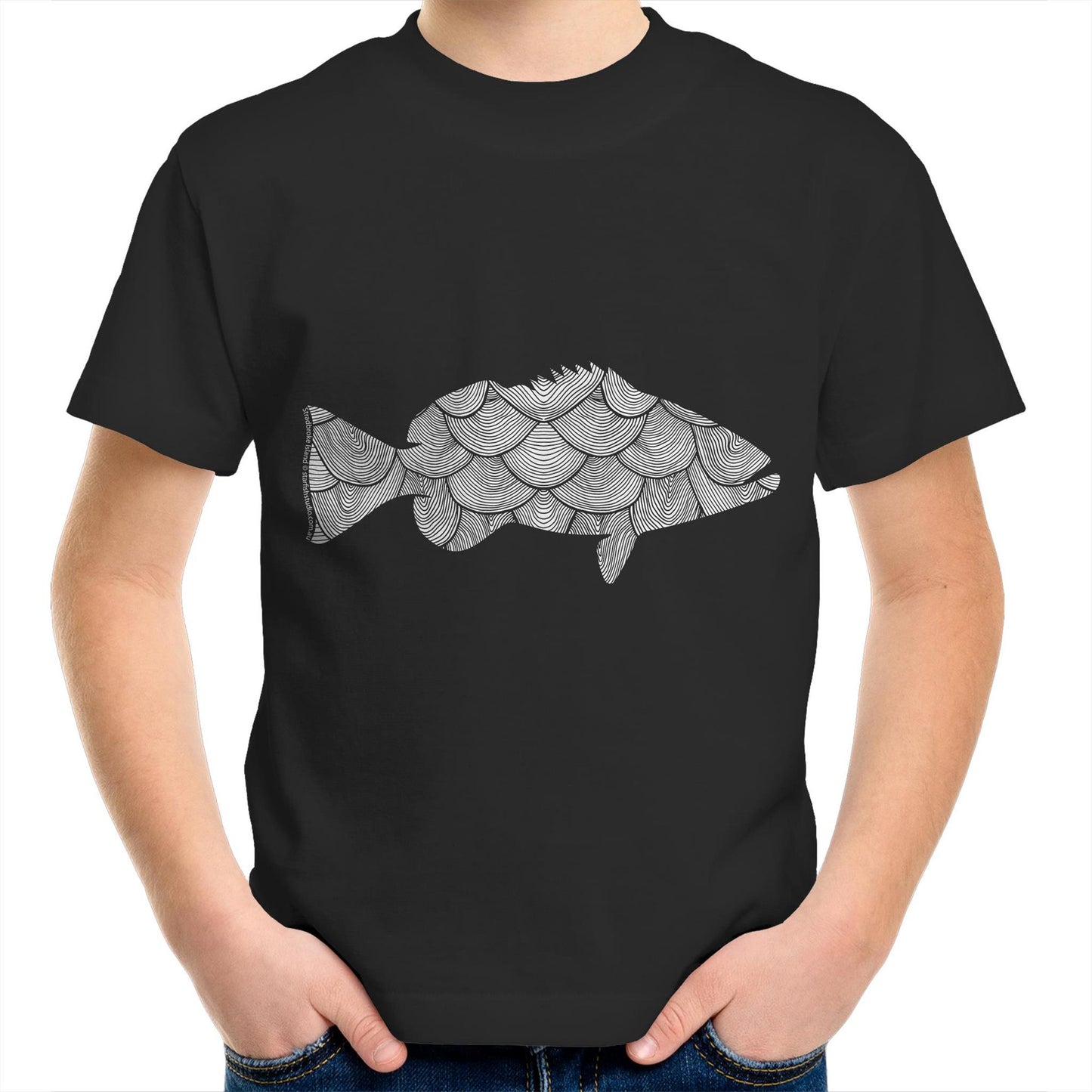 Printed to order- Kids  COD FISH  T-Shirt