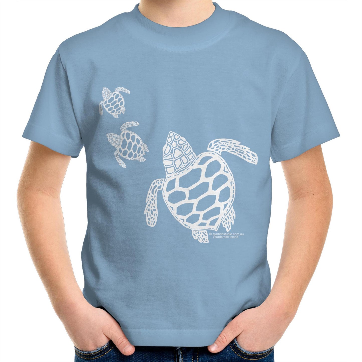 Printed to order- Kids  TURTLE  T-Shirt