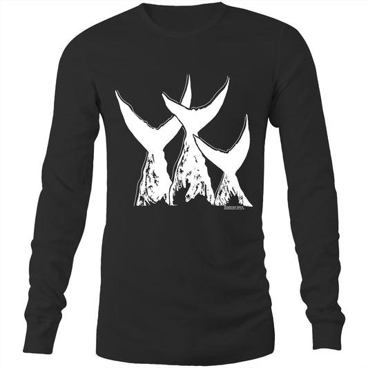 Printed to order- Unisex TAILS -  Long Sleeve T-Shirt