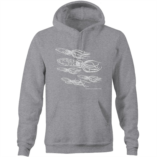 Printed to order- Unisex SQUID - Hoodie with Pocket