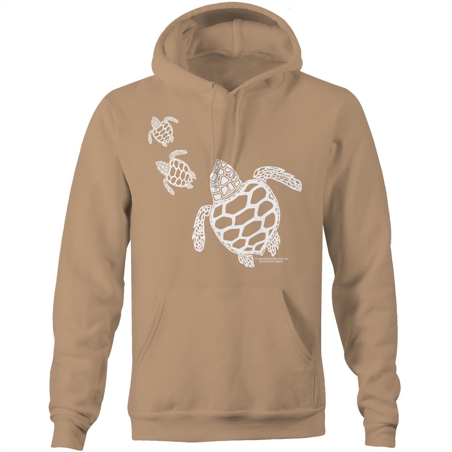 Printed to order- Unisex TURTLES - Hoodie with Pocket