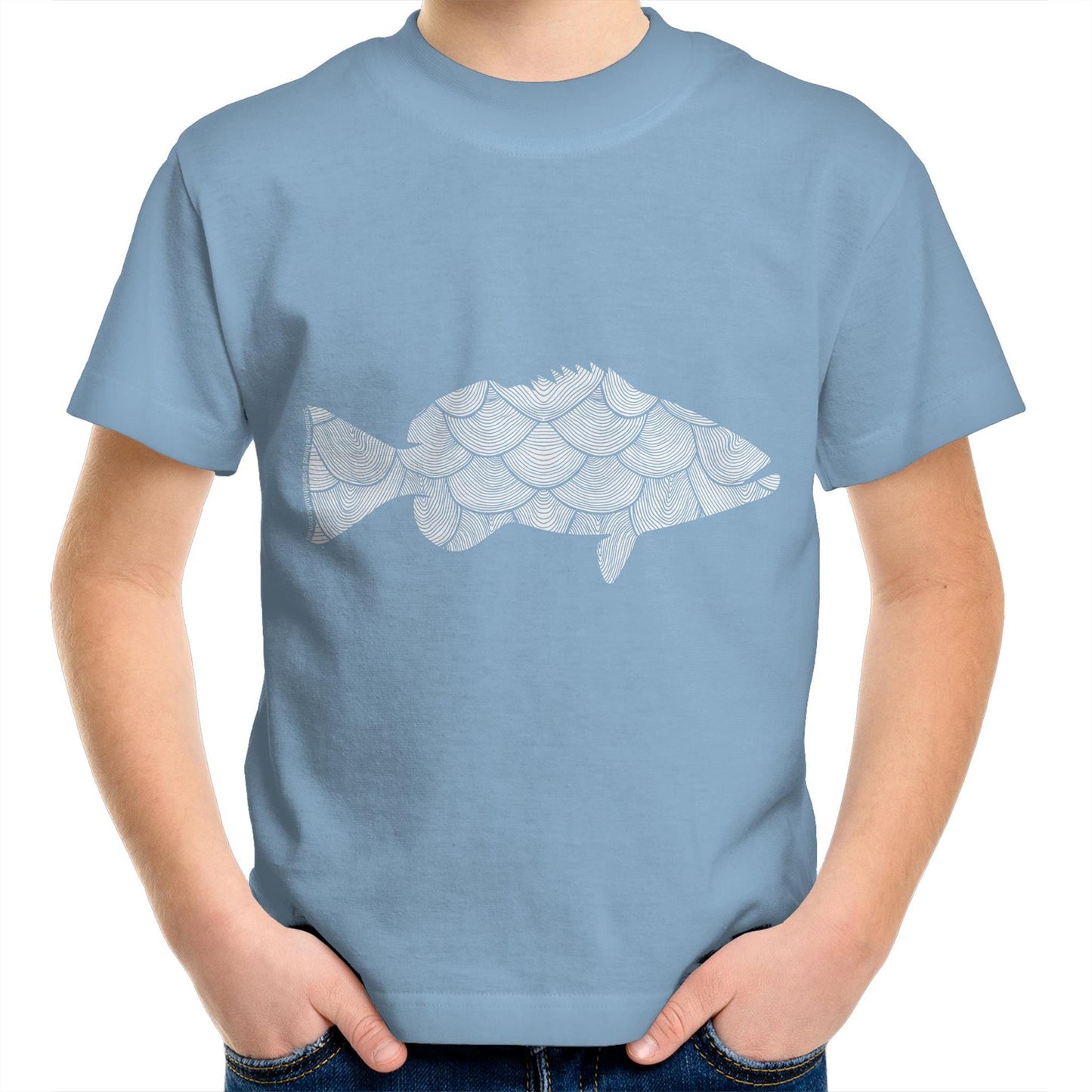 Printed to order- Kids  COD FISH  T-Shirt