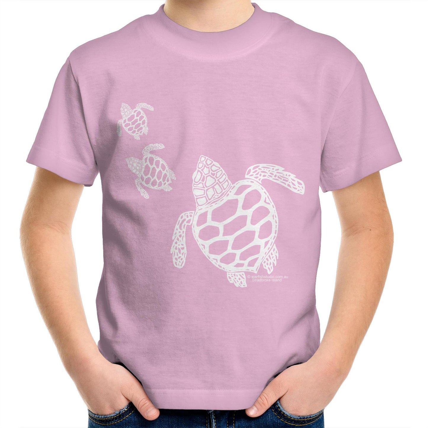 Printed to order- Kids  TURTLE  T-Shirt