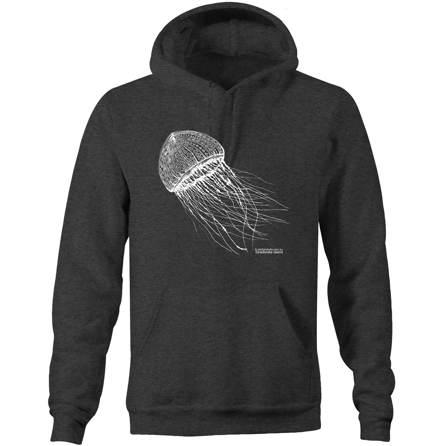 Printed to order- Unisex JELLYFISH - Hoodie with Pocket