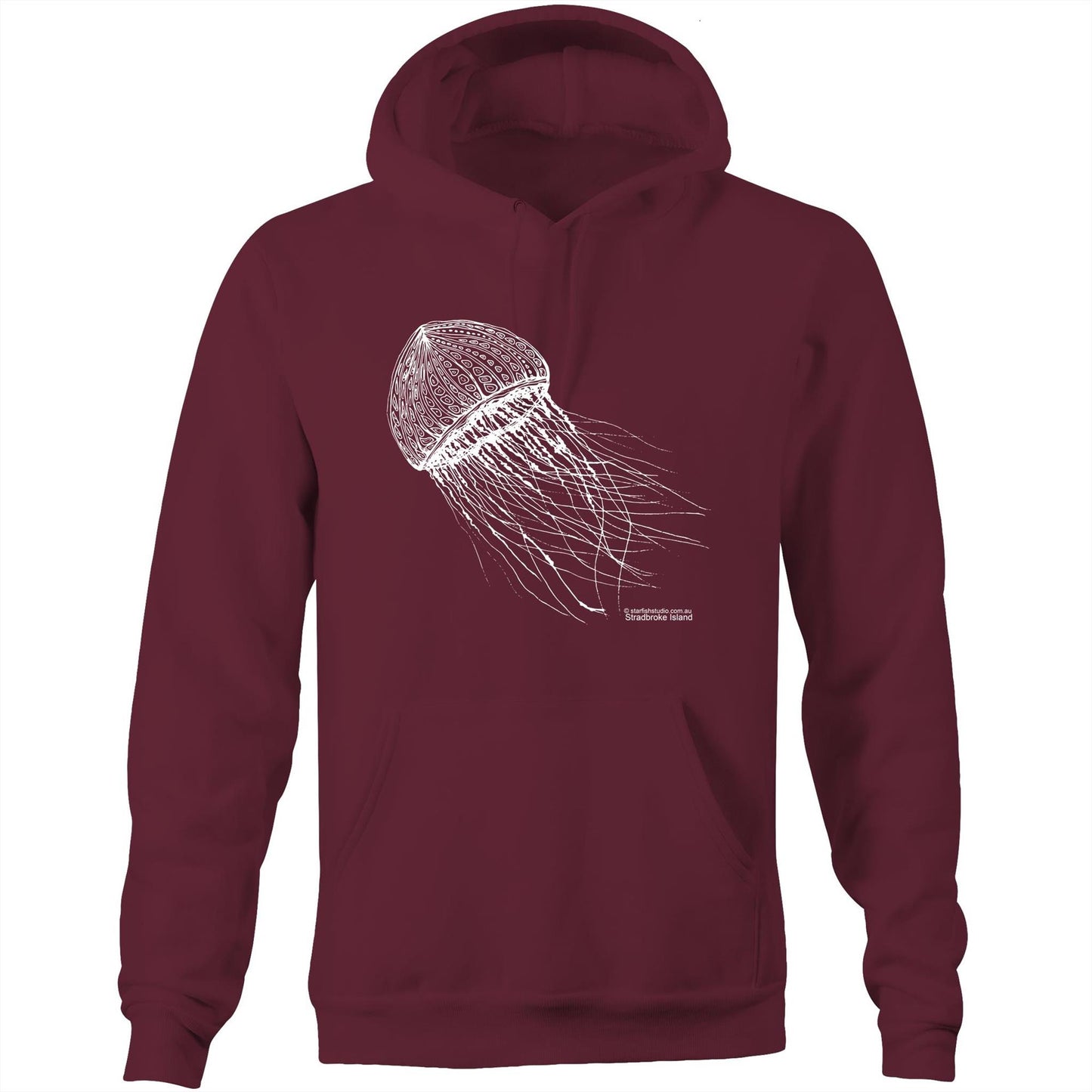 Printed to order- Unisex JELLYFISH - Hoodie with Pocket