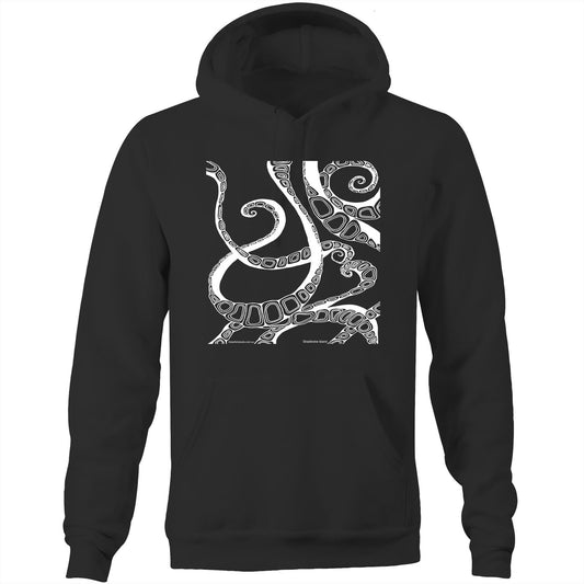 Printed to order- Unisex TENTACLES - Hoodie with Pocket