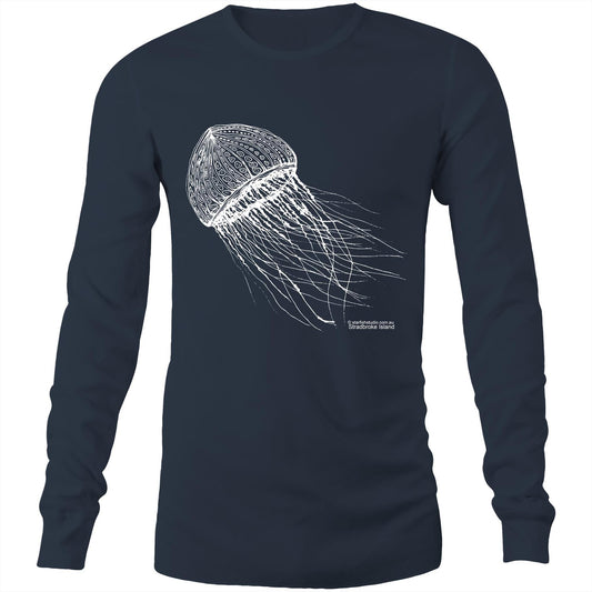Printed to order- Unisex JELLYFISH -  Long Sleeve T-Shirt