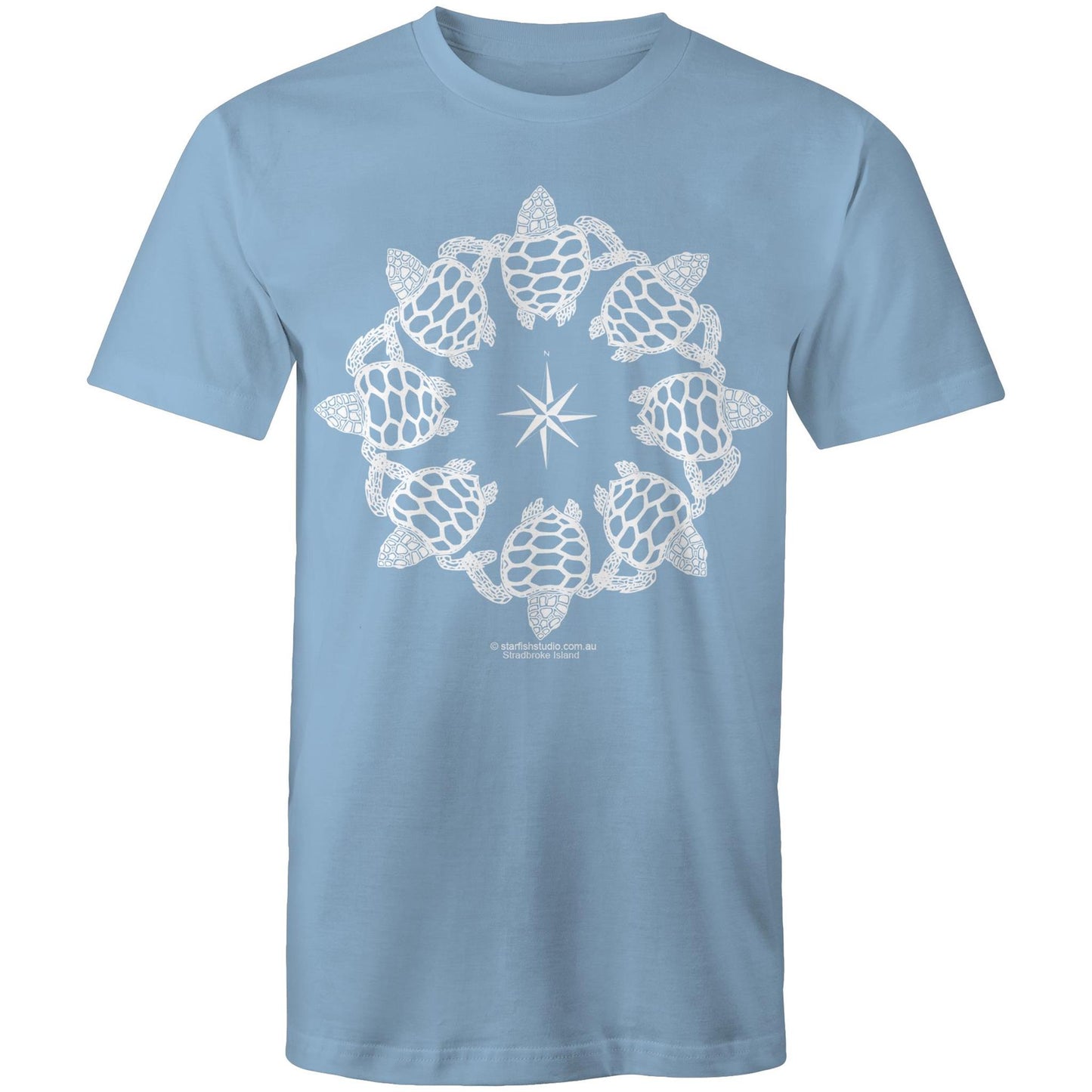 Printed to order- Unisex TURTLE CIRCLE T-Shirt