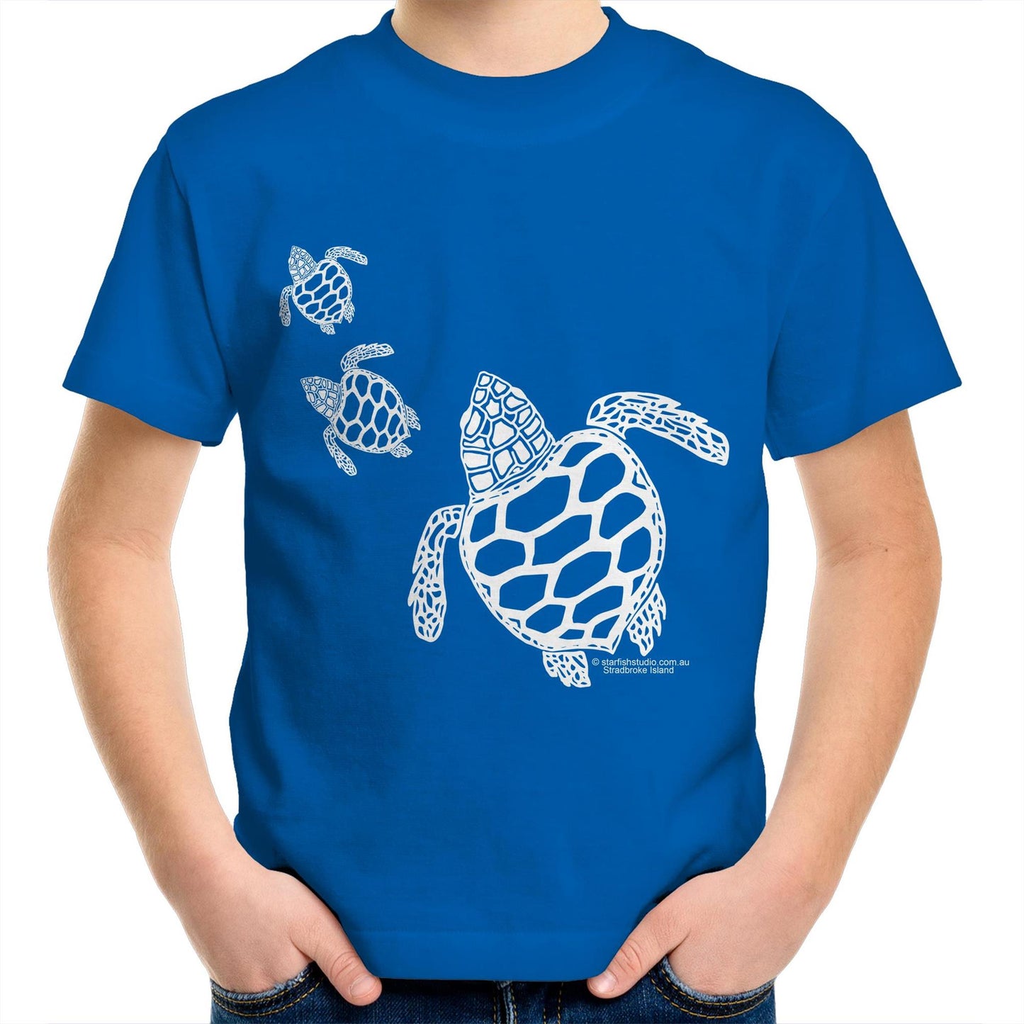 Printed to order- Kids  TURTLE  T-Shirt