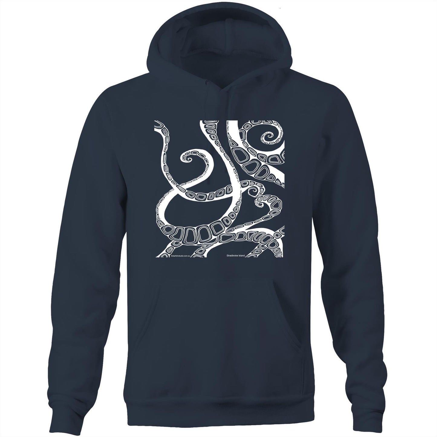 Printed to order- Unisex TENTACLES - Hoodie with Pocket