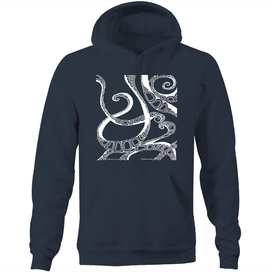 Printed to order- Unisex TENTACLES - Hoodie with Pocket