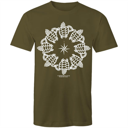 Printed to order- Unisex TURTLE CIRCLE T-Shirt