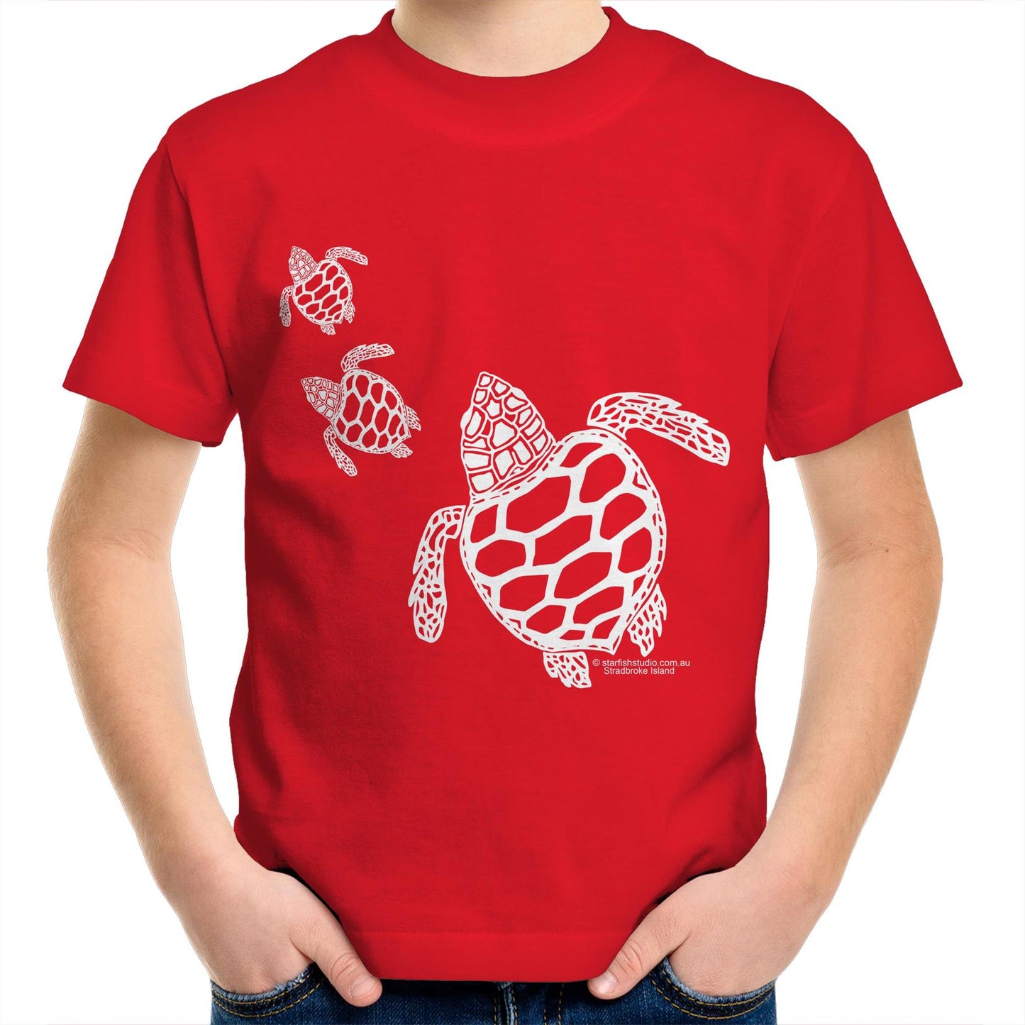 Printed to order- Kids  TURTLE  T-Shirt
