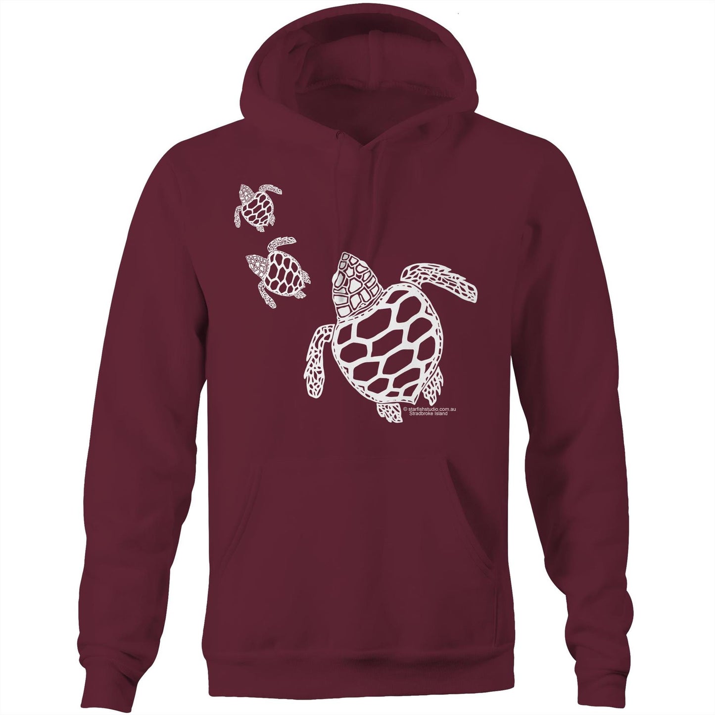 Printed to order- Unisex TURTLES - Hoodie with Pocket