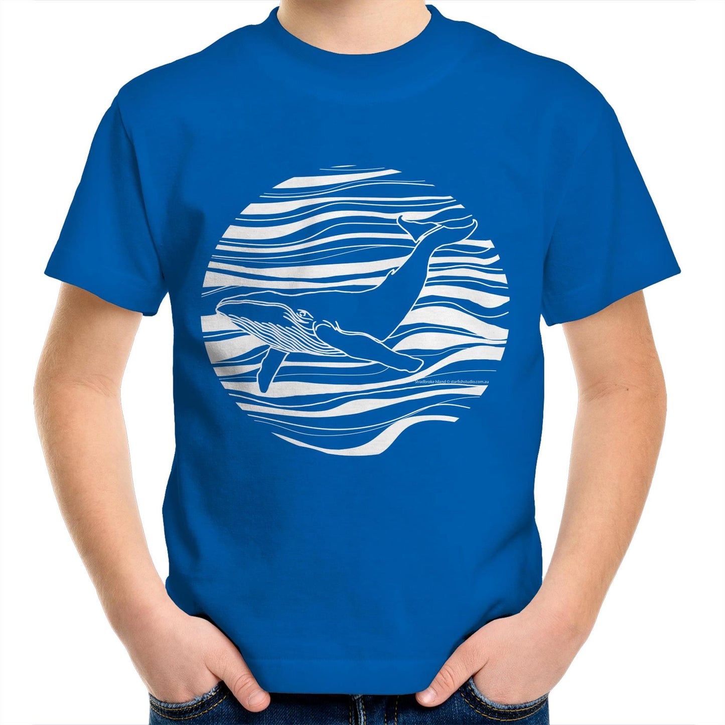 Printed to order- Kids  WHALE  T-Shirt