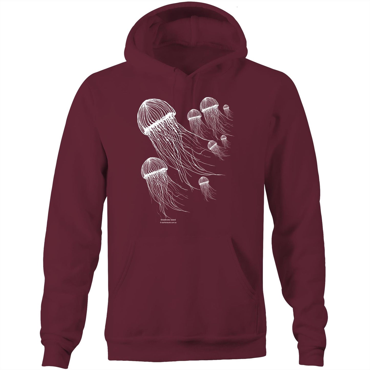 Printed to order- Unisex JELLYFISH GROUP - Hoodie with Pocket