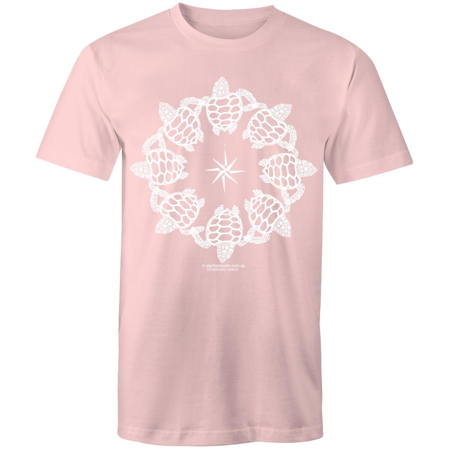 Printed to order- Unisex TURTLE CIRCLE T-Shirt