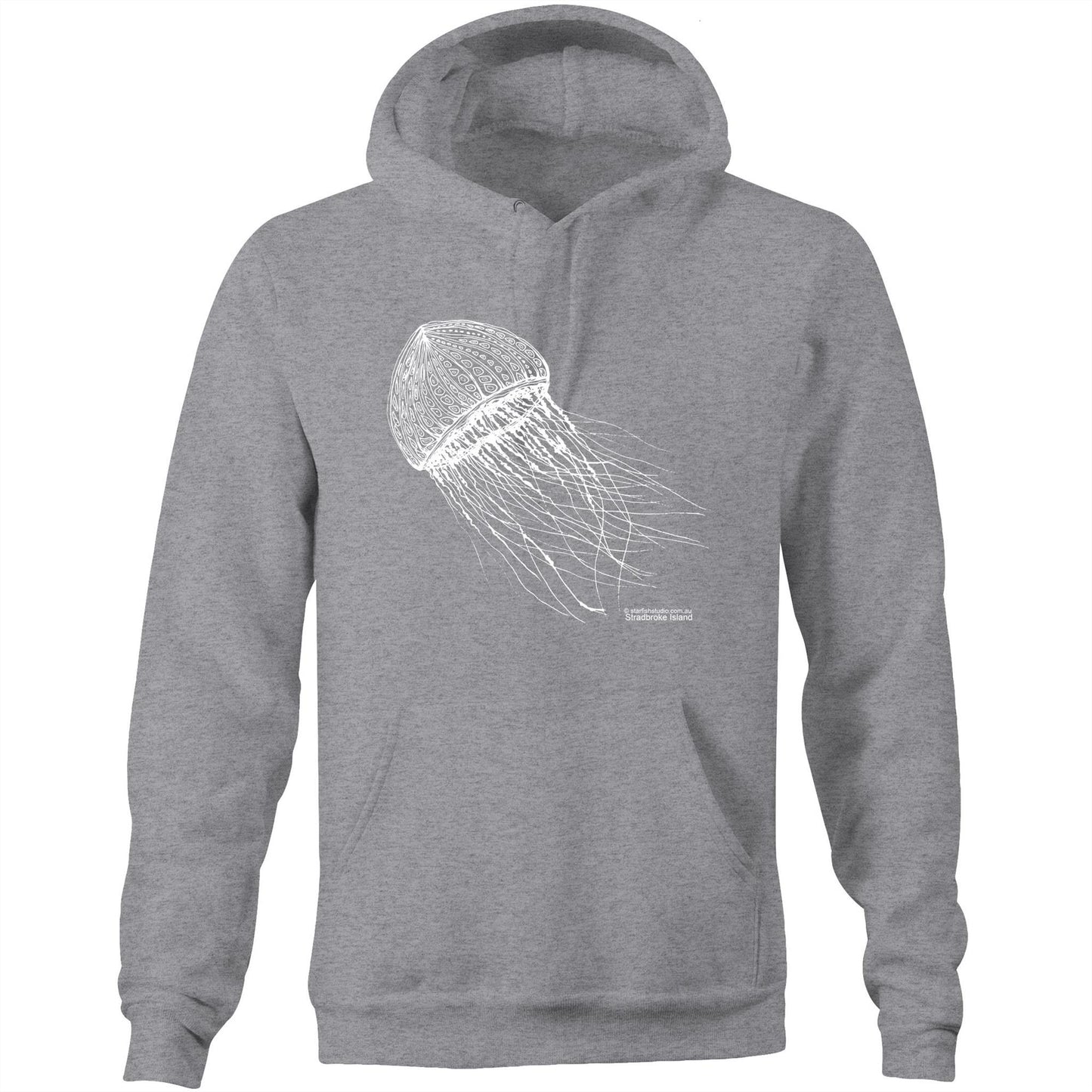 Printed to order- Unisex JELLYFISH - Hoodie with Pocket
